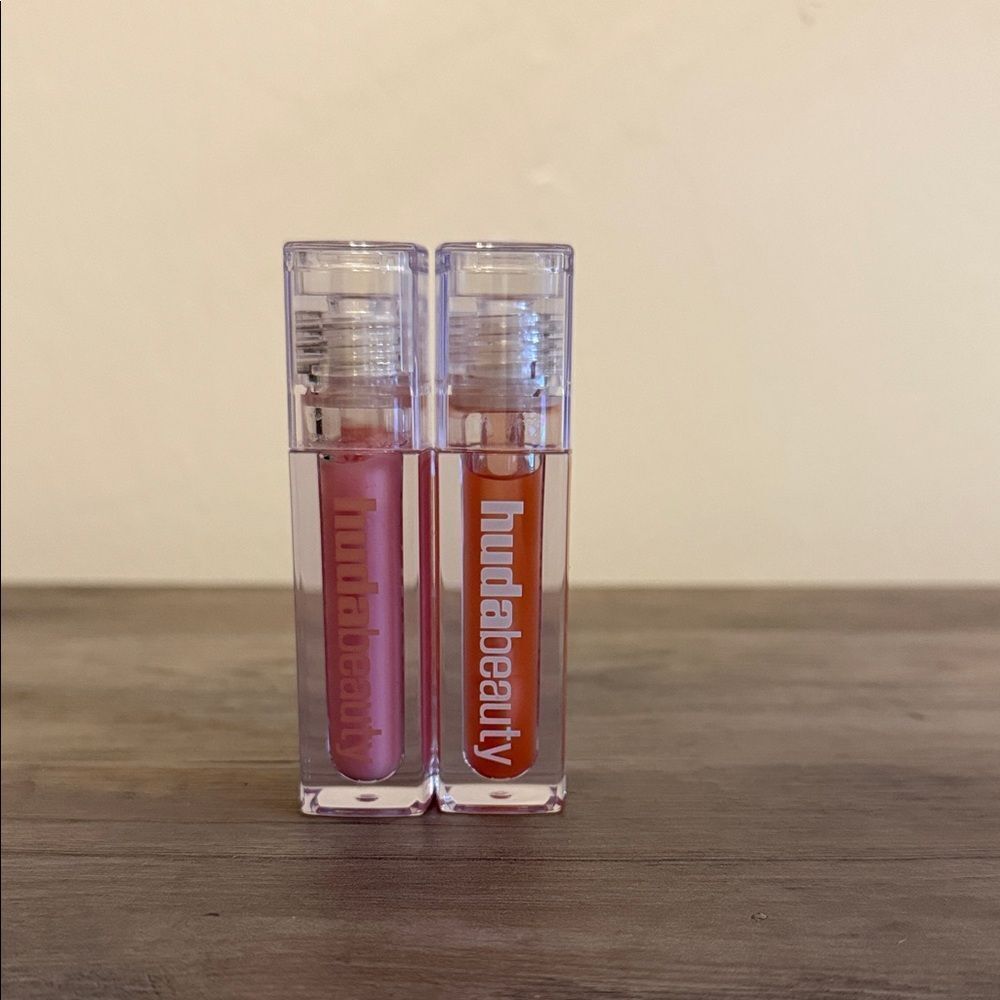 Huda Beauty Faux Filler Lip Gloss and Jelly Oil Bundle